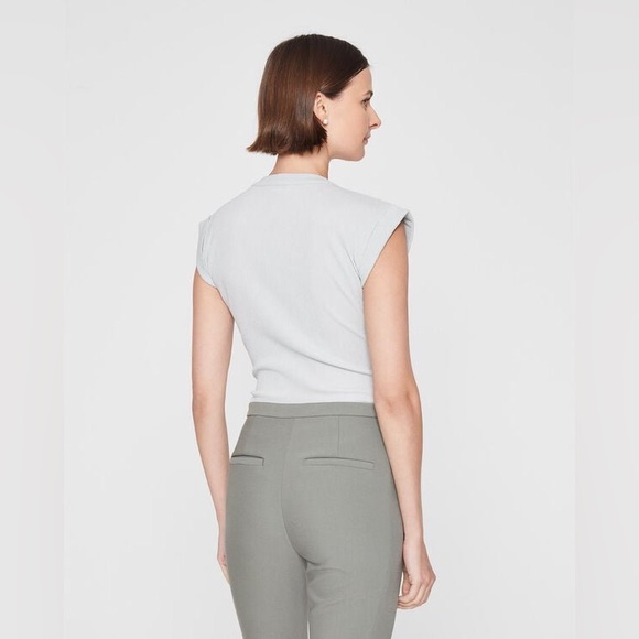Club Monaco Textured Ruched Top M - Picture 4 of 12